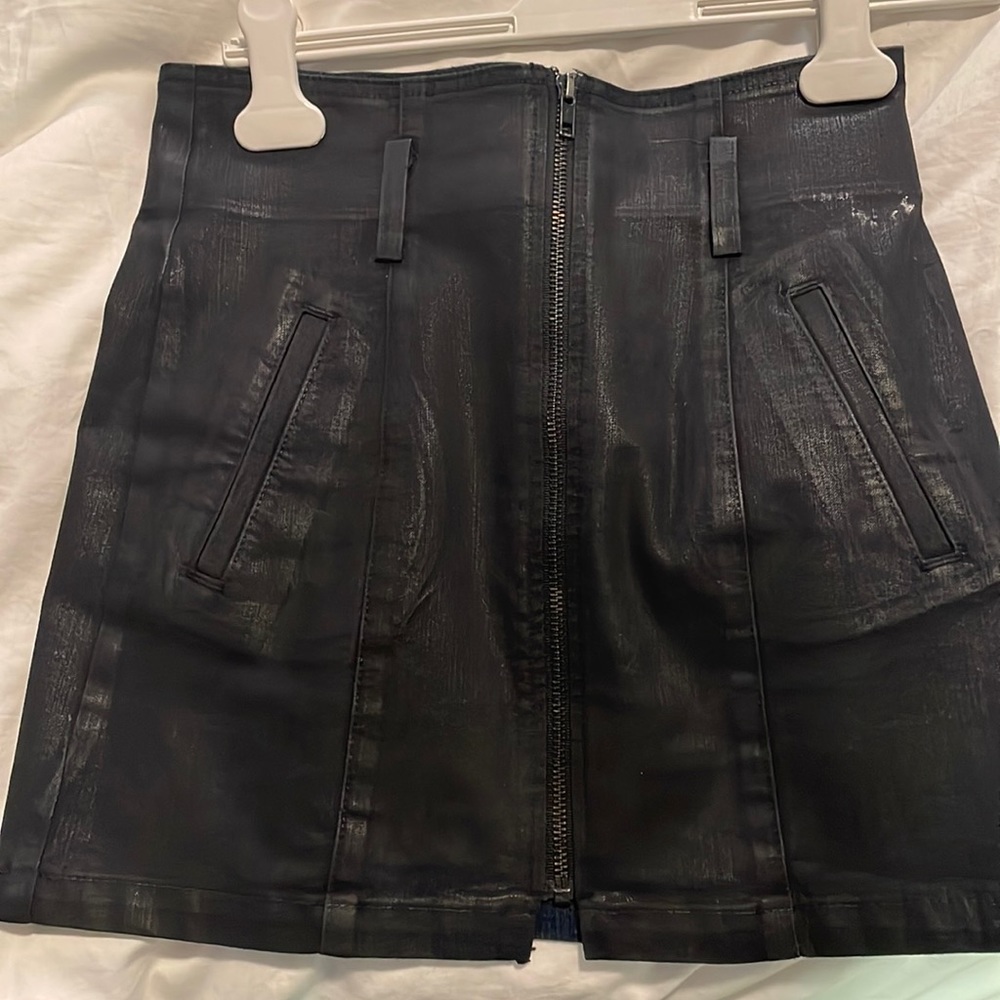 Carmar denim dark mini skirt worn once
